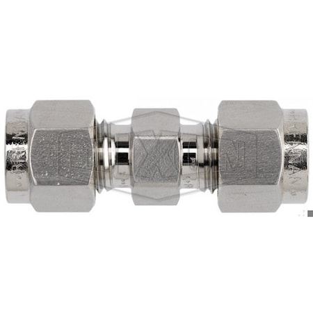 Dixon The Right Connection Instrumentation Union, 1/4 in Nominal, Tube End Style, 316 SS, Domestic 4-DU